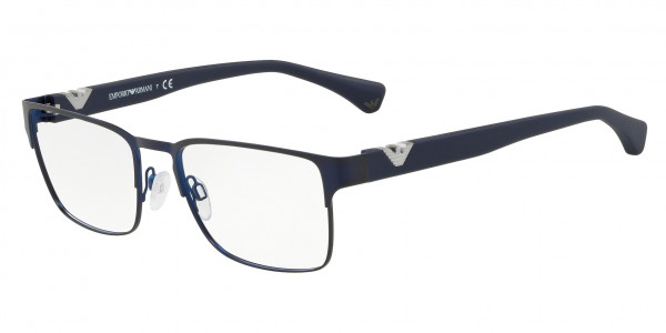 Emporio Armani EA1027 Eyeglasses, 3100 MATTE BLUE (BLUE)