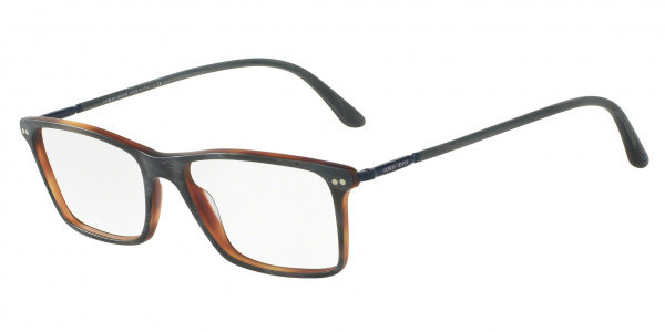 Giorgio Armani AR7037 Eyeglasses, 5570 MATTE GREY HORN