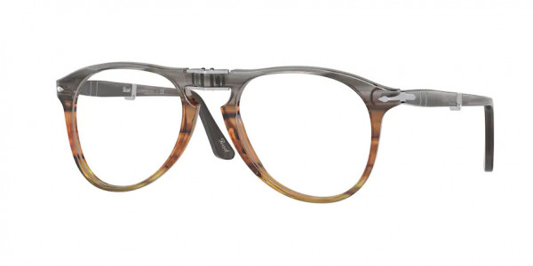 Persol PO9714VM Eyeglasses, 1137 OPAL BROWN EMBEDDING (BROWN)