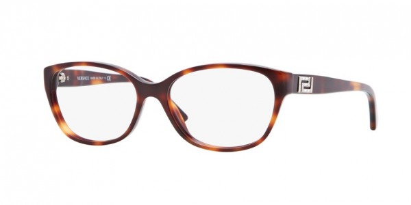 Versace VE3189B Eyeglasses, 5061 HAVANA (BROWN)