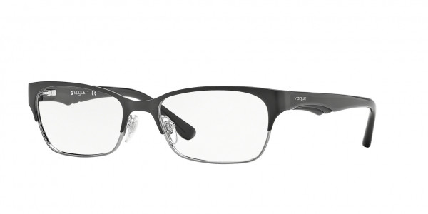 Vogue VO3918 Eyeglasses, 352S MATTE BLACK/BRUSHED GUNMETAL (BLACK)