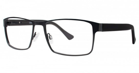 Big Mens Eyewear Club BIG DEMAND Eyeglasses, Matte Black