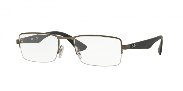 Ray-Ban Optical RX6331 Eyeglasses, 2620 MATTE GUNMETAL (GREY)