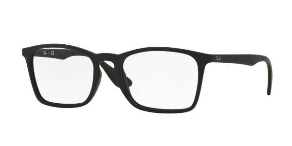 Ray-Ban Optical RX7045 Eyeglasses, 5364 RUBBER BLACK (BLACK)