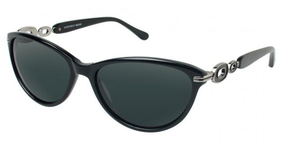 Geoffrey Beene G812 Sunglasses, Black (BLK)