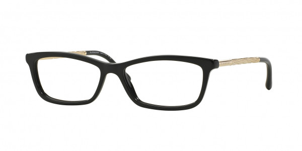 Burberry BE2190 Eyeglasses, 3001 BLACK (BLACK)