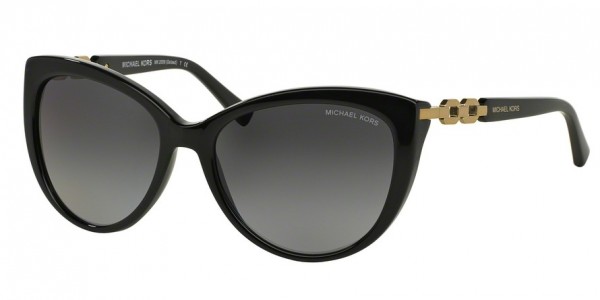 Michael Kors MK2009 GSTAAD Sunglasses, 3005T3 BLACK (BLACK)