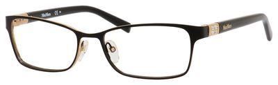 Max Mara MM 1237 Eyeglasses, 0D16 Black Rose Gold