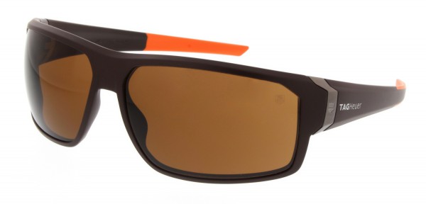 TAG Heuer RACER 2 9223 Sunglasses, Matte Brown-Orange Temples / Brown Outdoor (202)
