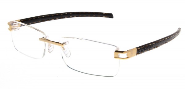 TAG Heuer L-TYPE T 0153 Eyeglasses, Gold (007)