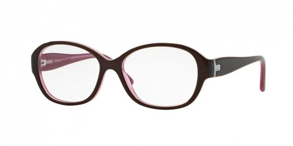 Sferoflex SF1554 Eyeglasses, C518 TOP PLUM ON OPALIN PINK (BROWN)