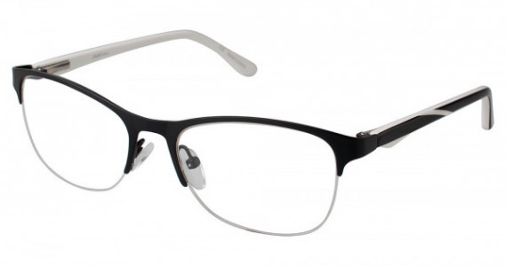 L'Amy Lydie Eyeglasses, C01 MATTE BLACK