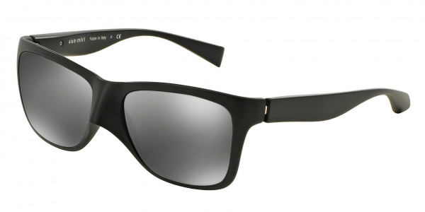 Alain Mikli A05018 Sunglasses, F1016G MATT BLK + SILVER MIRROR (BLACK)