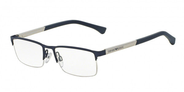 Emporio Armani EA1041 Eyeglasses, 3131 RUBBER BLUE (BLUE)