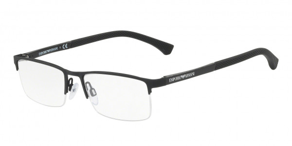 Emporio Armani EA1041 Eyeglasses, 3175 BLACK RUBBER (BLACK)