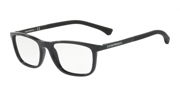 Emporio Armani EA3069 Eyeglasses, 5001 MATTE BLACK (BLACK)