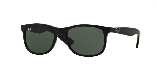 Ray-Ban Junior RJ9062S Sunglasses, 701371 MATTE BLACK DARK GREEN (BLACK)