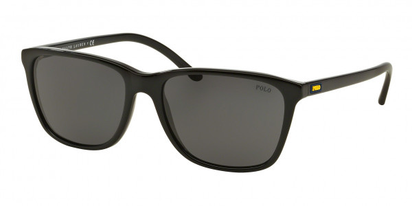 Polo PH4108 Sunglasses, 500187 SHINY BLACK (BLACK)