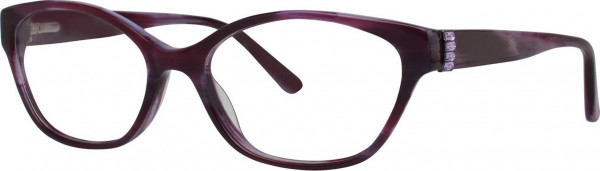 Vera Wang Raina Eyeglasses, Purple Horn