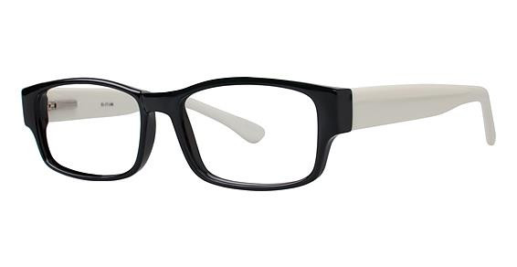 Parade 1728 Eyeglasses, White/Black