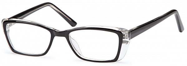 4U US 77 Eyeglasses, Black