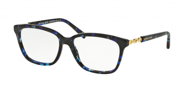 Michael Kors MK8018F SABINA IV Eyeglasses, 3109 BLUE TORTOISE/GOLD (HAVANA)